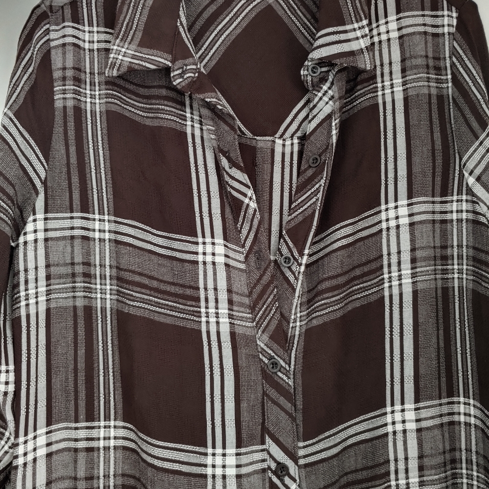 Plaid tunic/mini dress